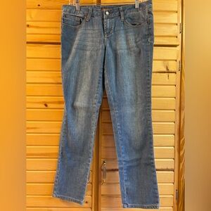 ZANA DI Premium Women's Jeans, Low Rise Bootcut, Medium Wash Denim, Size 11